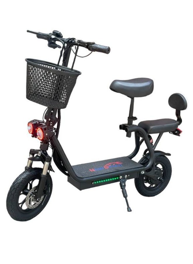 Scooter with basket, seat and basket, 48 volts - Image 1