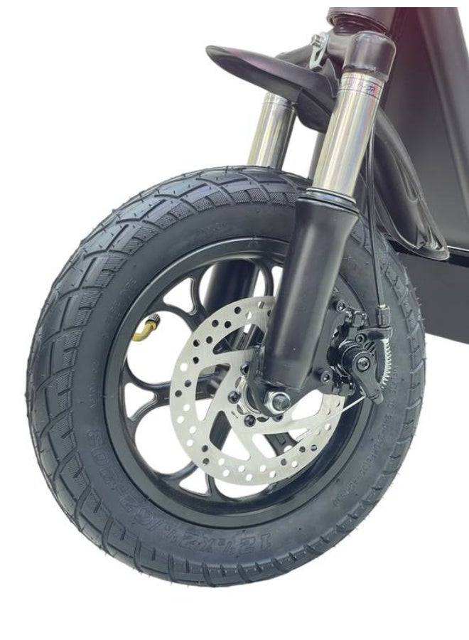 Scooter with basket, seat and basket, 48 volts - Image 4