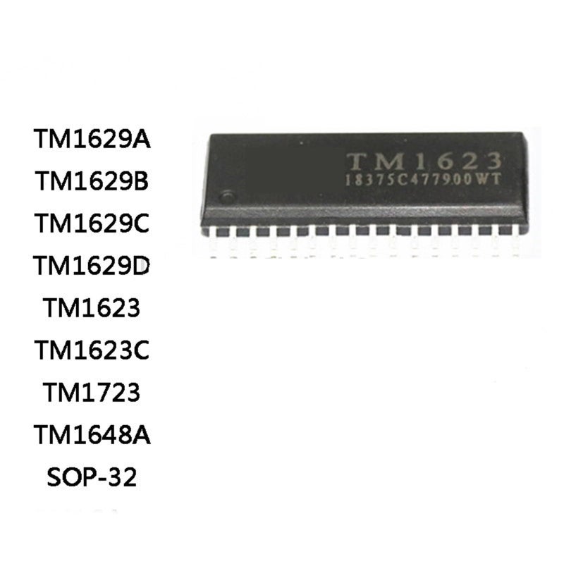 TM1629A 10 قطع رقائق IC SOP 32 دبوس دوائر متكاملة - Image 3