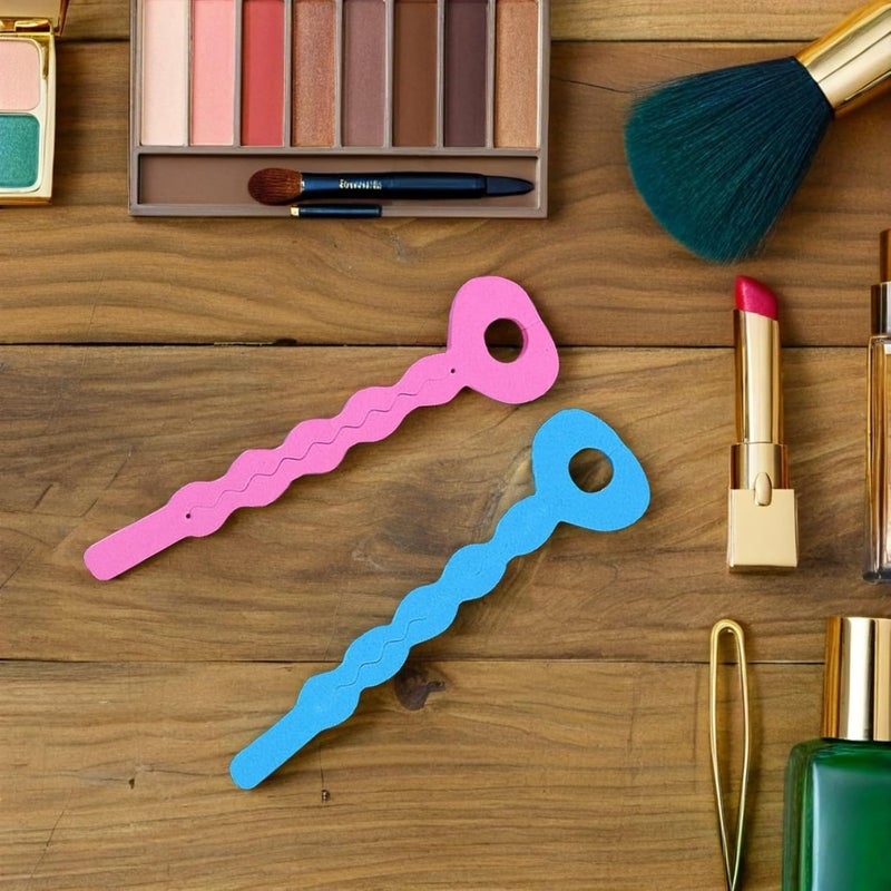 24pcs Medium Sponge Hair Rollers DIY Hair Curl Sticks for Women Random Color - Image 5