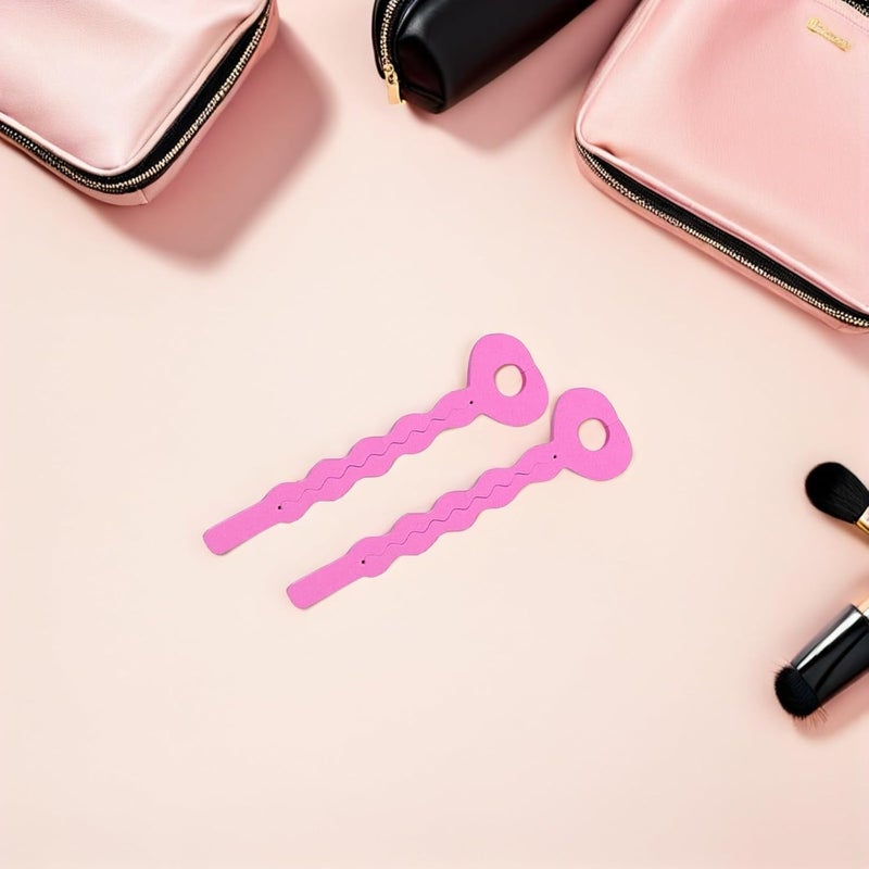 24pcs Medium Sponge Hair Rollers DIY Hair Curl Sticks for Women Random Color - Image 4