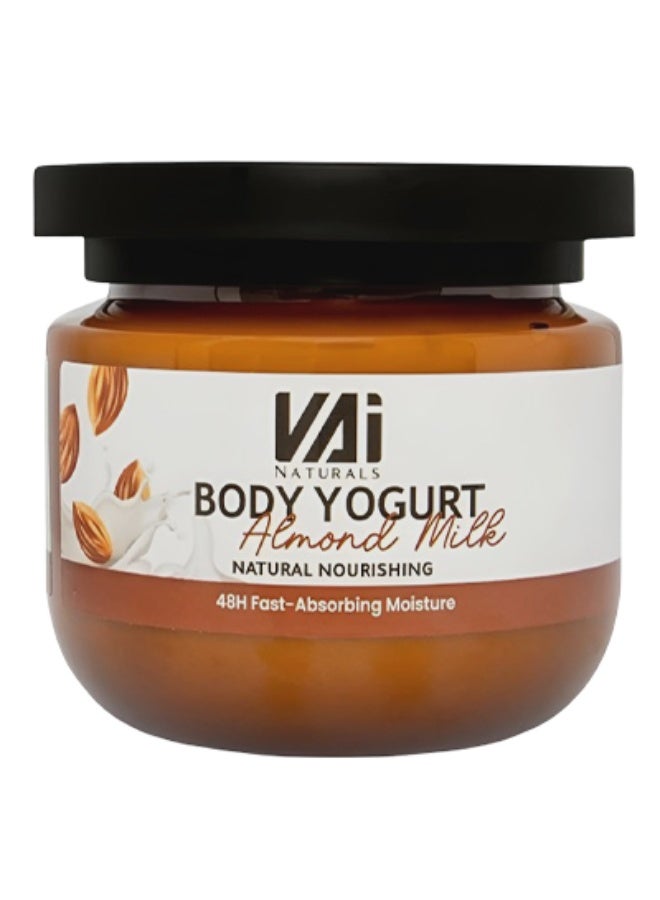 VAI 9 Pieces Body Yogurt Almond Milk Natural Nourishing 48 Hours Absorbing Moisture 280ml - Image 2