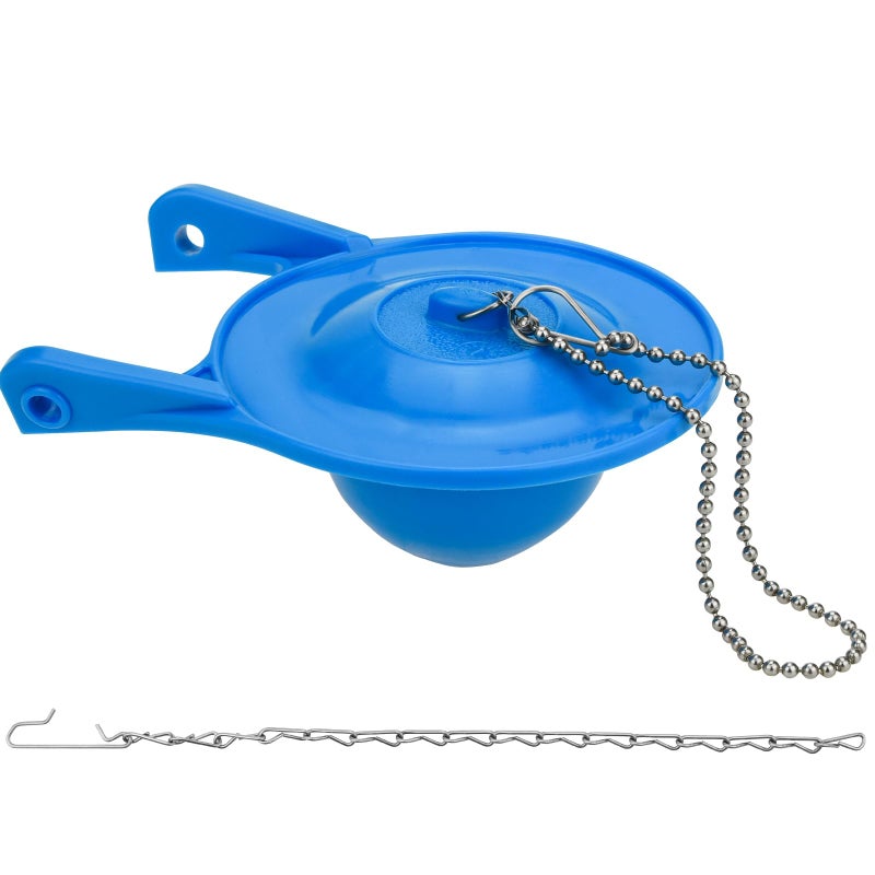 Ullnosoo Toilet Flapper Replacement for Gerber, 3 inch Toilet Stopper Kit for Gerber 99-788 with 2 Toilet Handle Chains Fits 3 inch Toilet Flush Valve, Water Saving, Easy to Install - Image 1