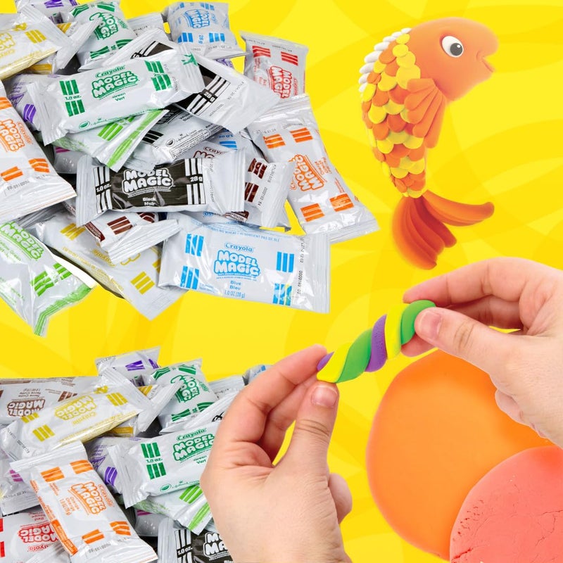 Crayola Model Magic (30pk), Bulk Modeling Clay Alternative, Air Dry, Kids Arts & Crafts, Classroom Supplies for Teachers, 15 Colors, 1oz - Image 3