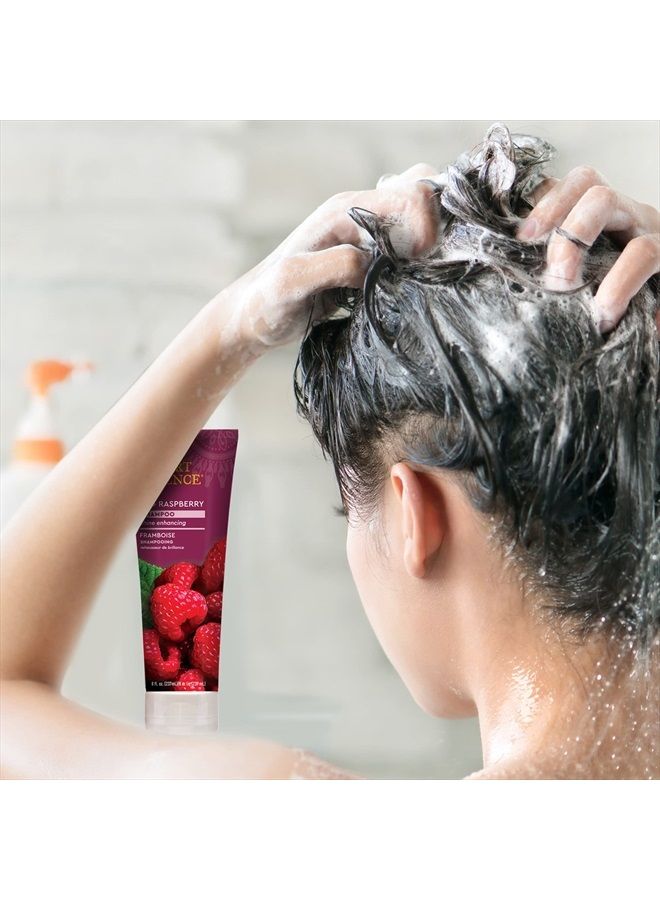 Desert Essence Red Raspberry Shampoo - 8 Fl Ounce - Gloss & Shine Enhancing - Strengthens Hair - Removes Everyday Pollutants - Vitamin A & C - Calcium - Magnesium - Image 4