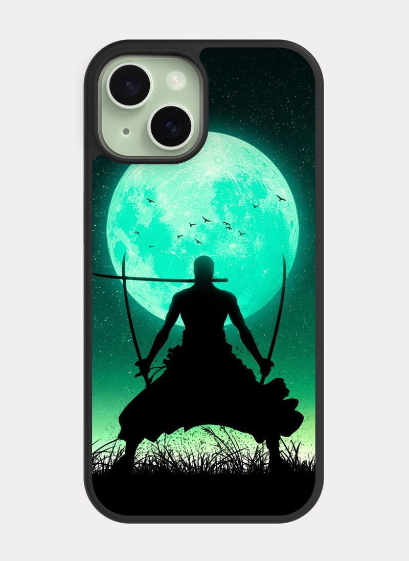 بكسلات كفر ايفون 15 ون بيس زورو اخضر - Image 1