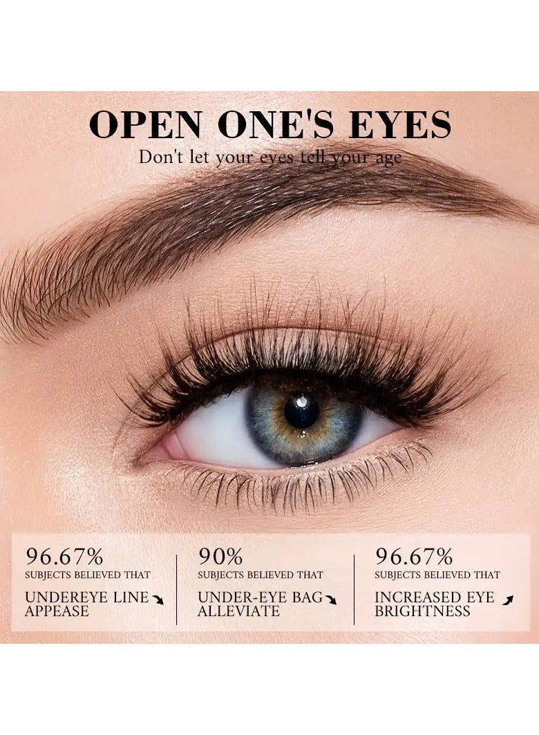 ROZINO Turmeric & Vitamin C Eye Cream, 50g, Retinol for Dark Circles, Lightweight, Non-Greasy, Hydrating & Moisturizing, Unscented, All Skin Types, Glycerin-Enriched, Compact Effect, for Oily Skin - Image 2