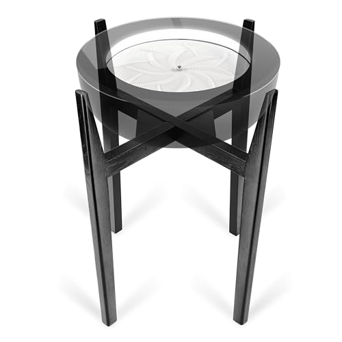 HoMedics Drift Sandscape Solid Wood Sand Table Stand 16 Compatible drift 16 ST300BK and ST300CE Black Walnut Stand Only Drift Sold Separately - Image 1