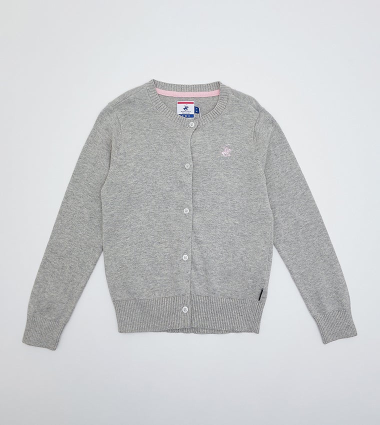 Solid Long Sleeves Cardigan