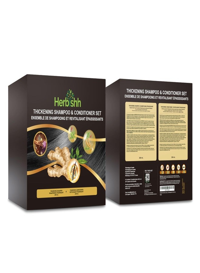 Herbishh Ginger Extract Thickening Shampoo and Hair Conditioner for Hair Thickening | Suitable for All Type Hair | Sulphates & Parabens Free - Image 5