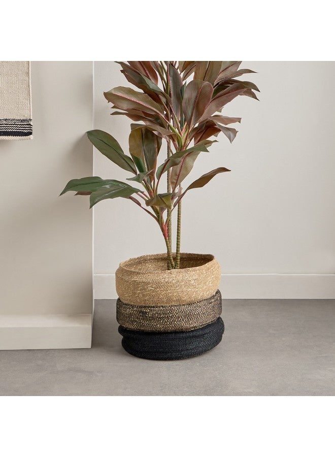 Home Box Noir Sea Grass Planter 30 x 30 x 30 cm  - Image 3