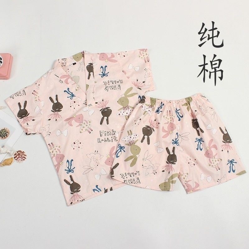 New Style 3 To 6 Years Old Baby Kidsren'S Steaming Clothes Cotton High-End Bath Clothes For Boys And Girls Cartoon Pajamas Home Clothes - Image 2