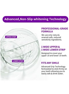 GlorySmile Teeth Whitening Strips for 14 Treatments with Teeth Shade Guide Oral Hygiene Care Brighten and Whitening Teeth Dental Care Remove All Kind of Stains 28 Strips for Men & Women (Sakura)  - Image 4