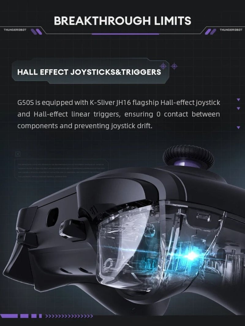 ثوندروبوت ذراع تحكم Thunderobot THUNDEROBOT gamepad_THUNDEROBOT G50S Black - Image 4