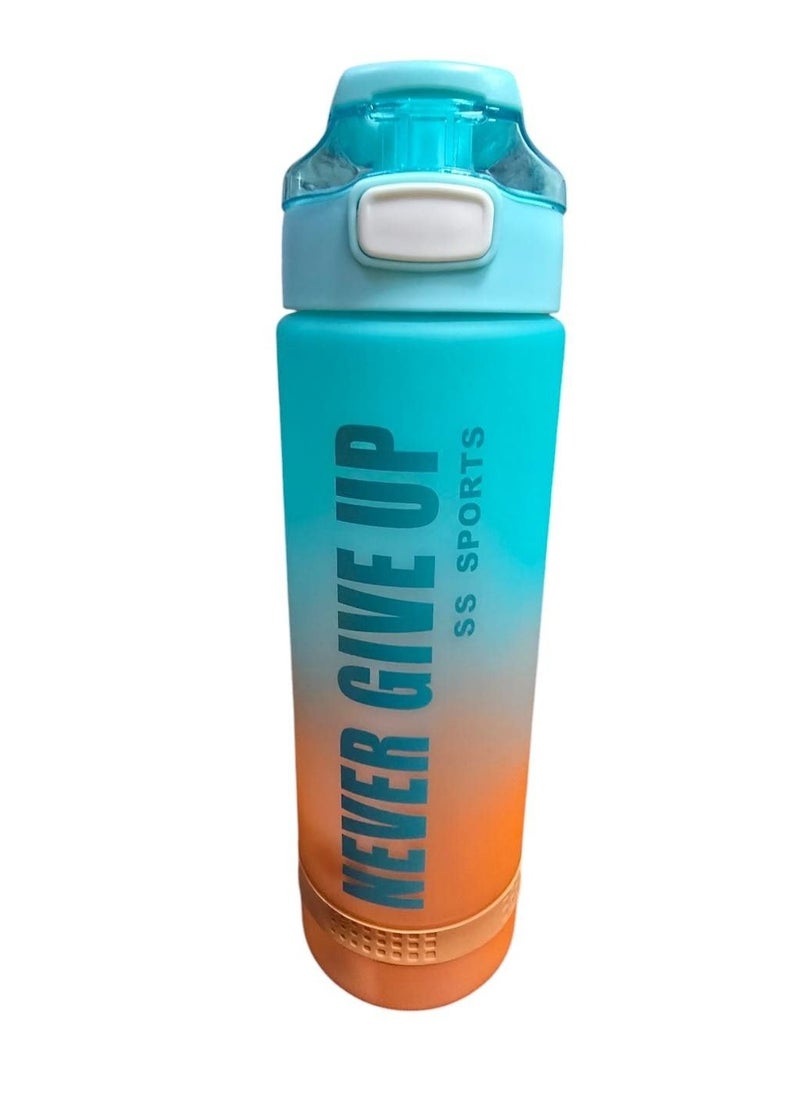 Spaceshoop Sports Water Bottle 1000 ml, BPA Free Leakproof Motivational Water Bottle for Travel, Fitness, Outdoor Sports, Home, School,Gym,  - Image 1
