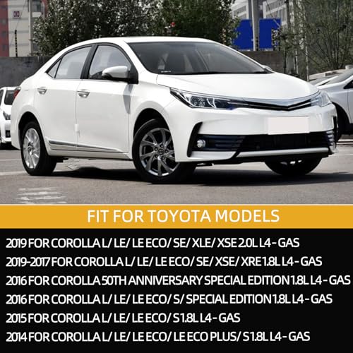 JAVOUKA White Passenger Side Mirror fits for Toyota Corolla 2014-2018 TO1321295 Power Heated Manual Foldable Turn Signal Light Paint White PTM 7 PIN Right 87910-02D70 - Image 2
