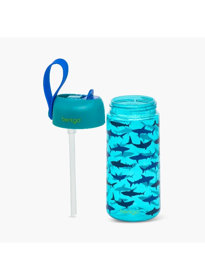 Bentgo Shark Print Water Bottle for Kids - Image 2