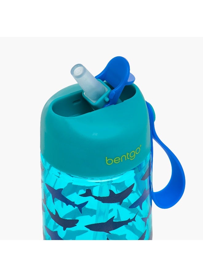 Bentgo Shark Print Water Bottle for Kids - Image 3