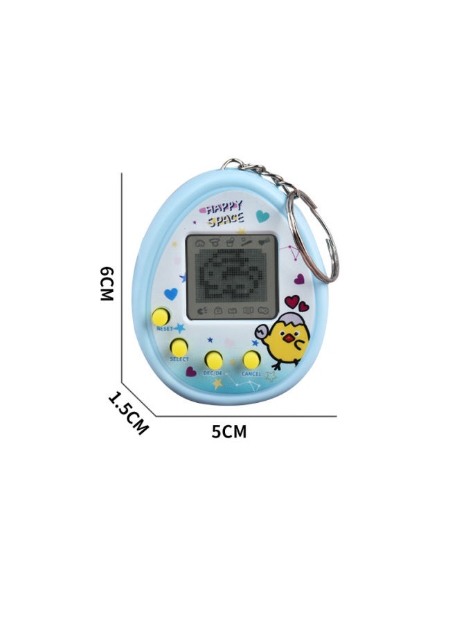 Labeling Xi Yin Electronic Pet Machine Keychain Small Pendant Virtual Pet Development Mini Game Machine-Color:Macaron Powder  - Image 5
