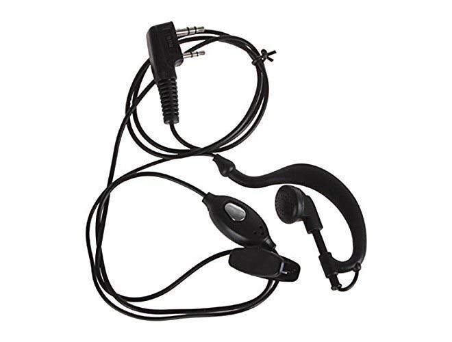 RENMAX سماعة أذن سلكية EP-01 فوق الأذن مع ميكروفون 2-دبوس نوع K جاك صوت 2.5 مم و 3.5 مم للراديو، عبوة واحدة - Image 1