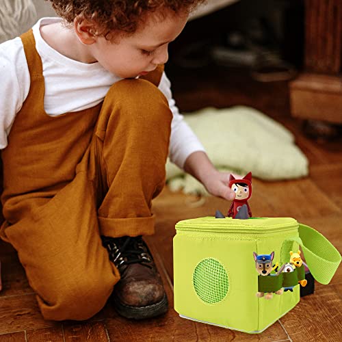 Annmore Carrying Case for Toniebox, Storage Organizer for Audio Player and Figures, Compatible with Version 1 and 2 (Green) - Image 4