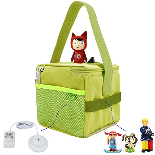 Annmore Carrying Case for Toniebox, Storage Organizer for Audio Player and Figures, Compatible with Version 1 and 2 (Green) - Image 3