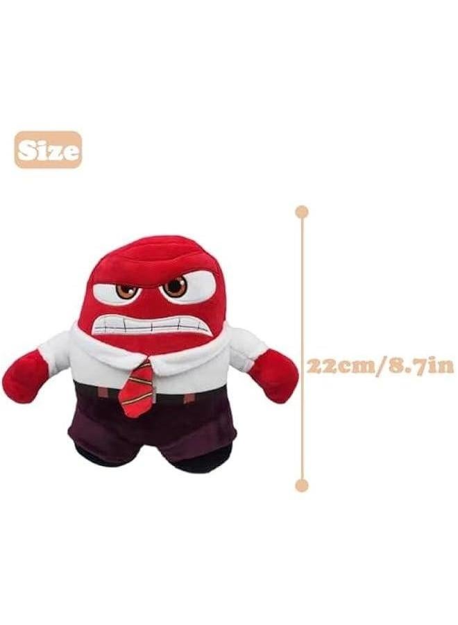 Inside Out 2 Anger Plush Toys, Pillow Plush, Soft Doll Stuffed Animals Toy for Kids, Boys, Girls, Best Gift Choice Graduation Birthday Movie Fans (Anger) - Image 3
