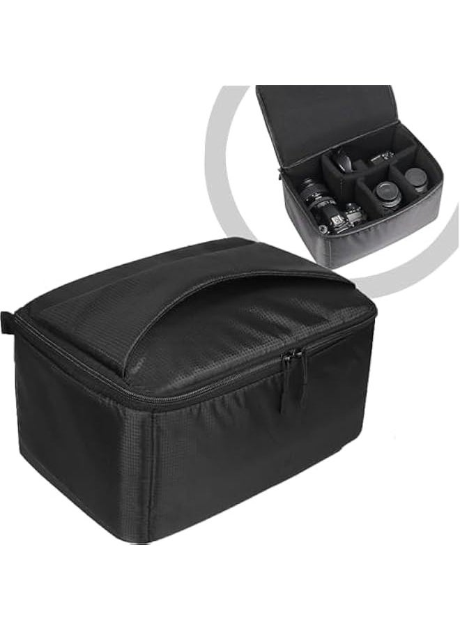 TRASSLE Projector Storage Bag Travel Bag, Waterproof Camera Bag Insert Shockproof DSLR SLR Camera Padded Case for Nikon Canon Camera Sony Lens Bags Cases and Accessories  - Image 1
