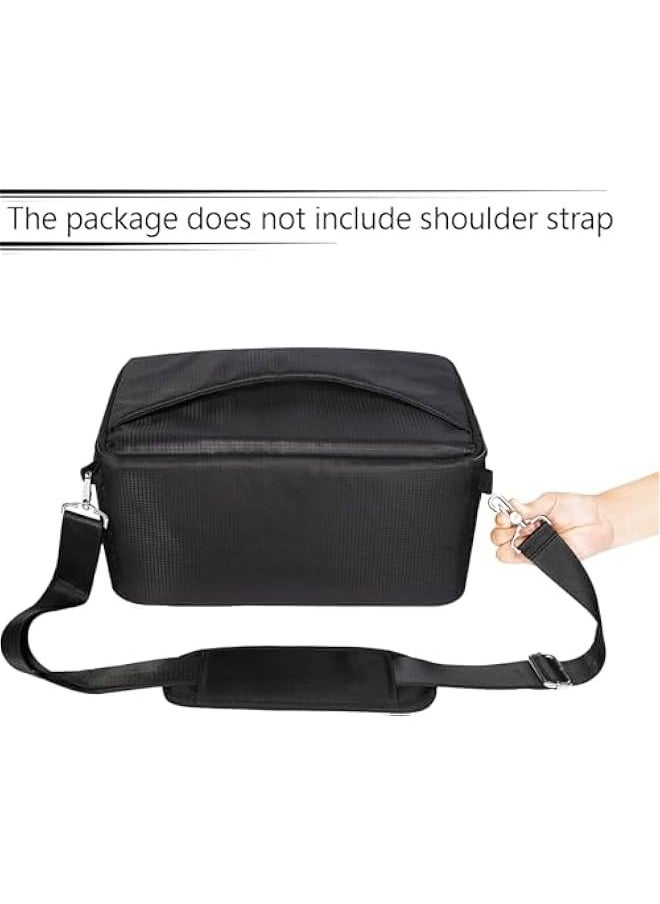 TRASSLE Projector Storage Bag Travel Bag, Waterproof Camera Bag Insert Shockproof DSLR SLR Camera Padded Case for Nikon Canon Camera Sony Lens Bags Cases and Accessories  - Image 5