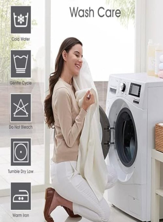 Cadrica 3 Pieces Bedsheet Set Includes 1 Deep Pocket Sheet and 2 Pillow Covers, Breathable, Wrinkle Resistant, Hypoallergenic and Machine Washable for Optimal Protection – King Size - White - Image 5