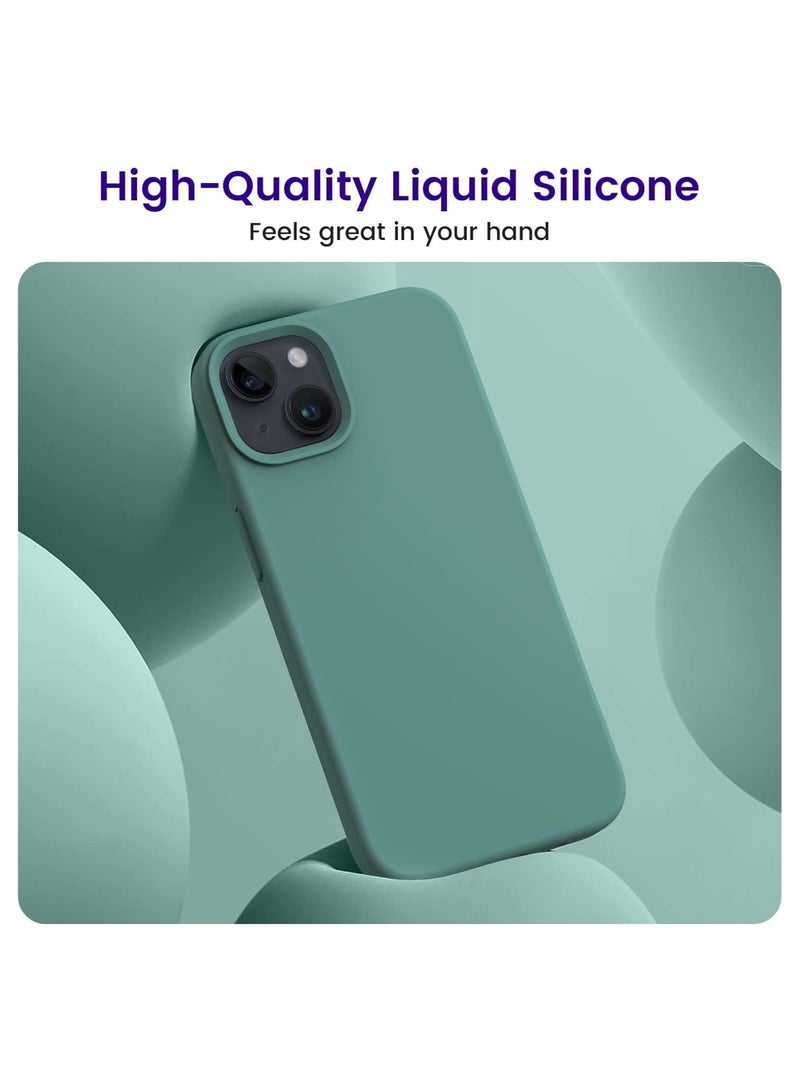 Compatible with iPhone 14 Pro max Case, Ultra Slim Fit Phone Case Liquid Silicone Cover with Full Body Protection Anti-Scratch Shockproof Bumper & Soft Microfiber Lining - Image 4