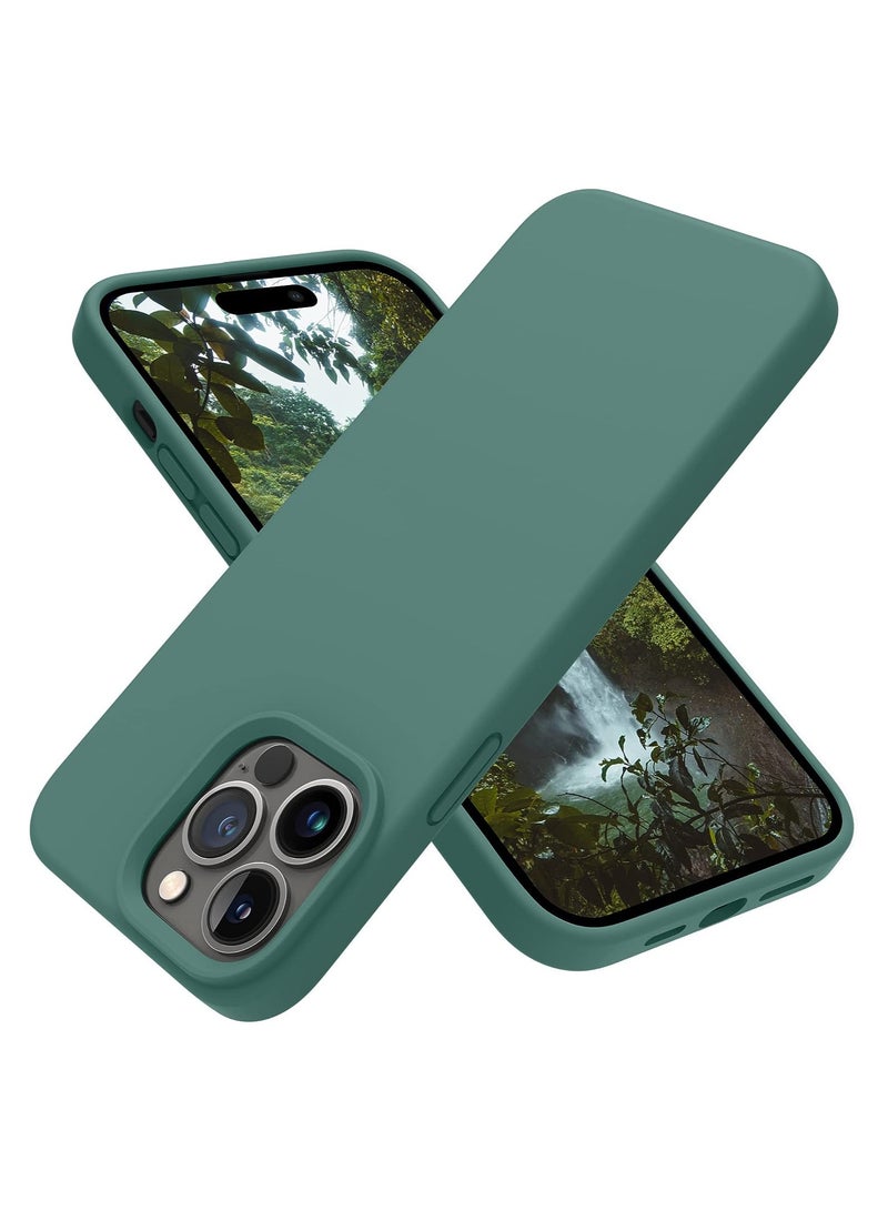 Compatible with iPhone 14 Pro max Case, Ultra Slim Fit Phone Case Liquid Silicone Cover with Full Body Protection Anti-Scratch Shockproof Bumper & Soft Microfiber Lining - Image 1