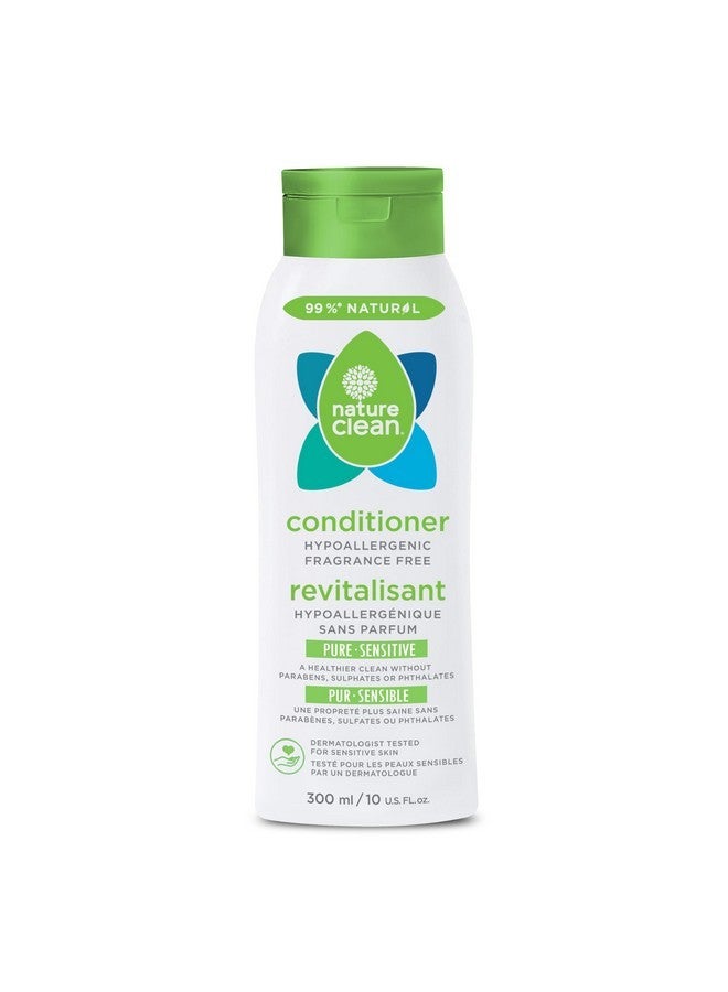 nature clean Nature Clean All-natural Sulfate-free Conditioner For Women & Men. 99.9% Natural Ingredients Non-Toxic Fragrance-Free Hypoallergenic & Unscented. Gentle Color Safe For Color-Treated Hair 10 oz / 300ml  - Image 1