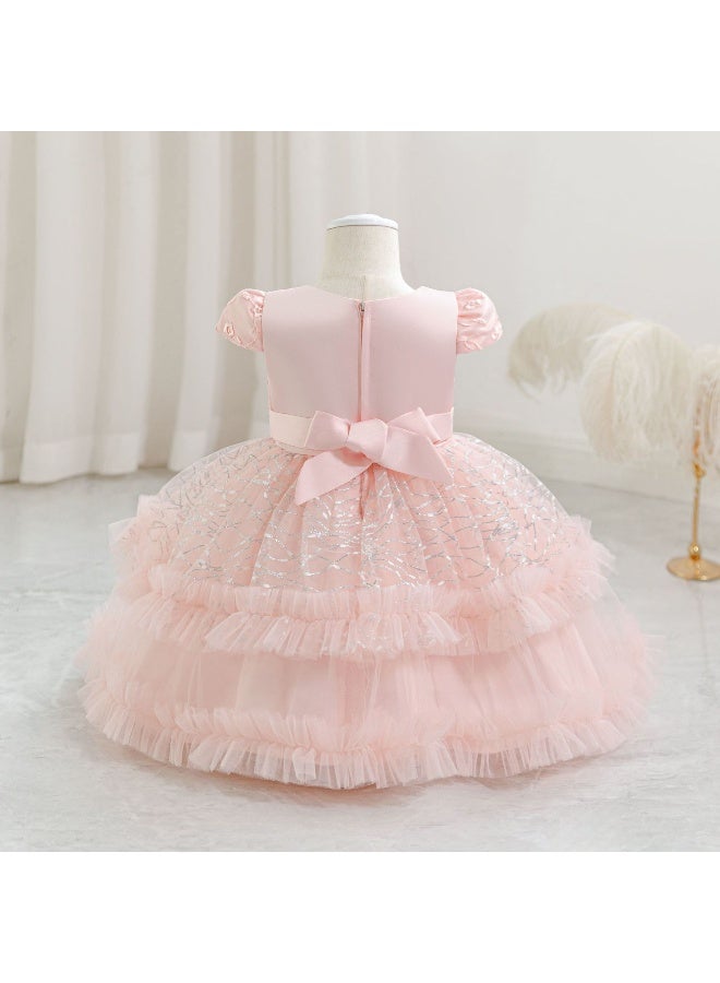 Baby Girl Dress Kid Birthday Party Dresses One Piece Little Girls' Clothing Holiday - Image 3