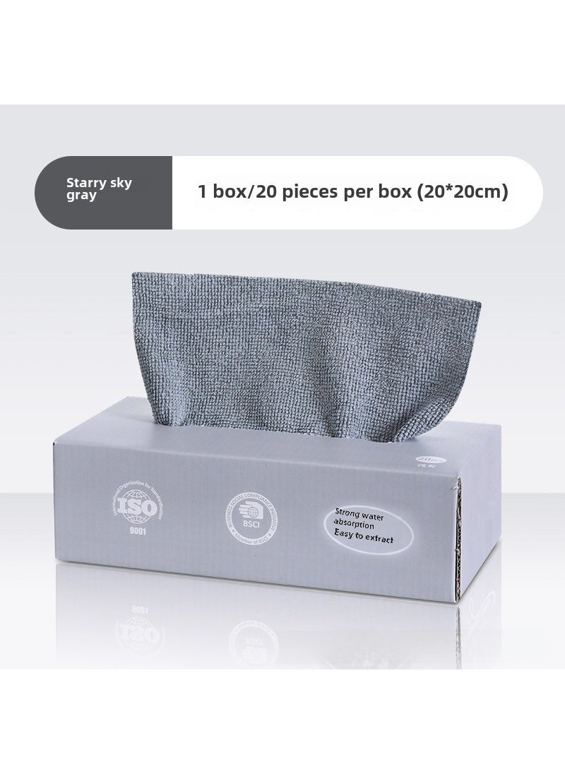 Disposable Wet Dry Cleaning Wipes Starry sky gray)