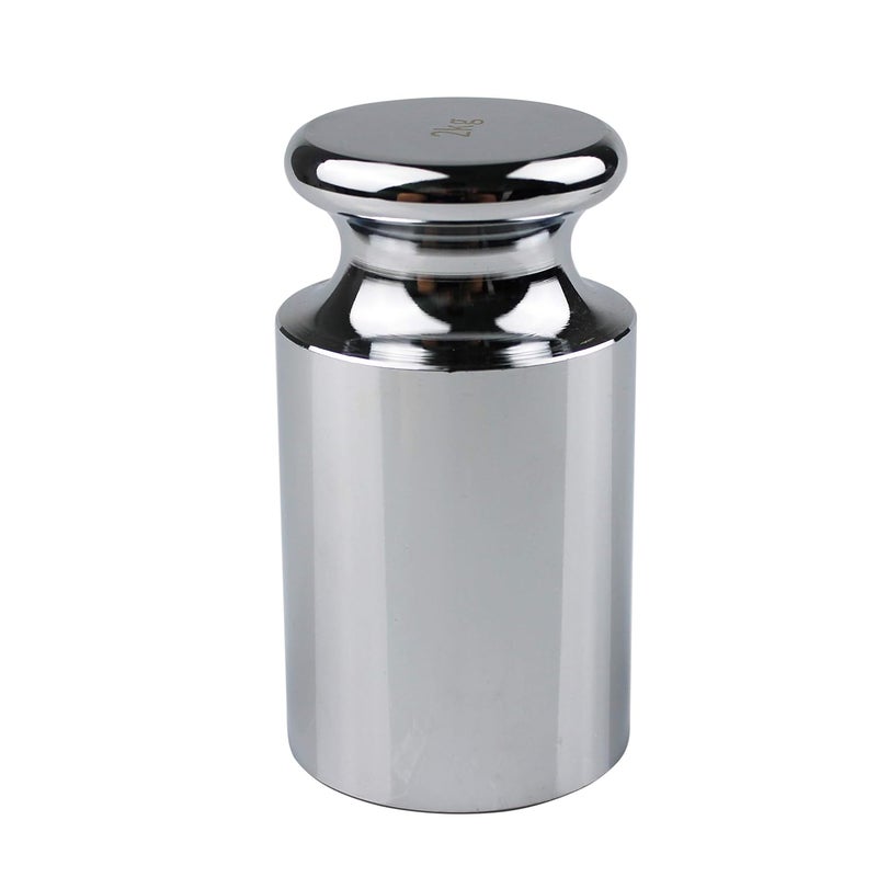 TEXALAN (R) M2 Chrome Scale Calibration Weight for School Lab Factory 2000g 2kg - Image 1