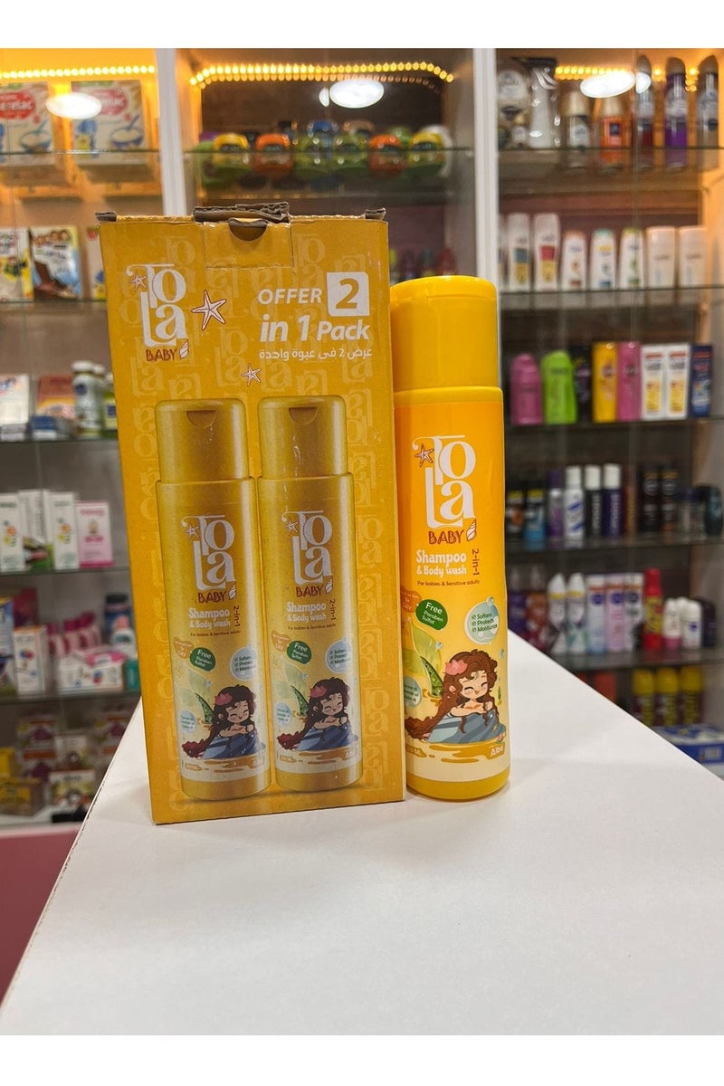 تولا بيبي 2 في 1 شامبو وغسول للجسم 250 مل  ببشرة ناعمة وحماية مضمونة - Image 4