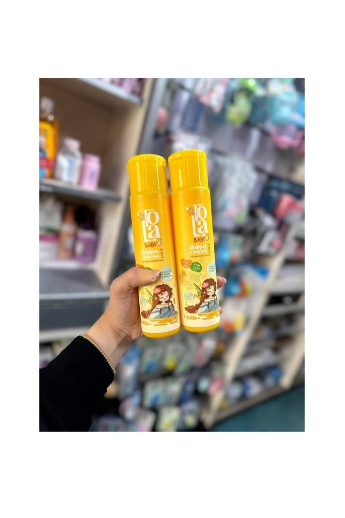 تولا بيبي 2 في 1 شامبو وغسول للجسم 250 مل  ببشرة ناعمة وحماية مضمونة - Image 5