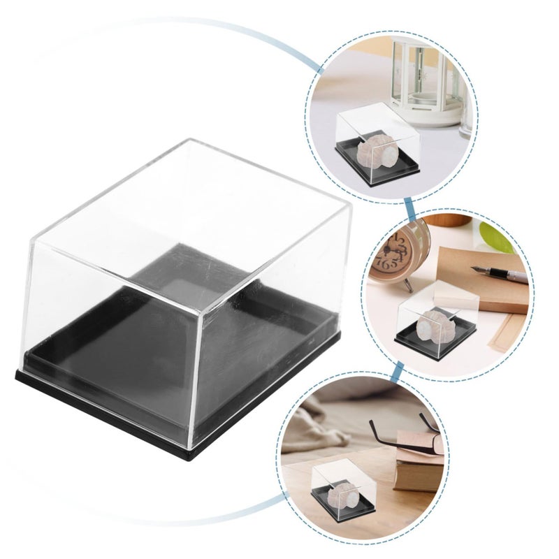 4 Pcs Mineral Specimen Storage Box Jewelry Display Case - Image 4