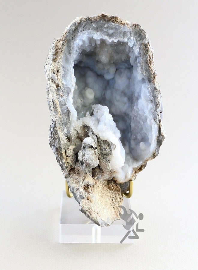 OnFireGuy 3-1/2" Acrylic Base Display Stand Easel With Adjustable Metal Arm | 3-1/2" H x 1-5/8" D x Adjustable to 3" Wide | Ideal for Displaying Mineral Rocks, Gemstones, Fossils, and Photos - Image 2