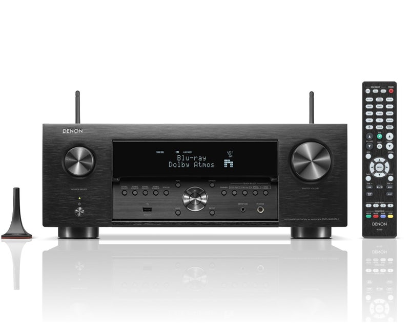 Denon AVC-X4800H 9.4 Ch. 125W 8K AV Receiver Powered by HEOS™ - Image 1