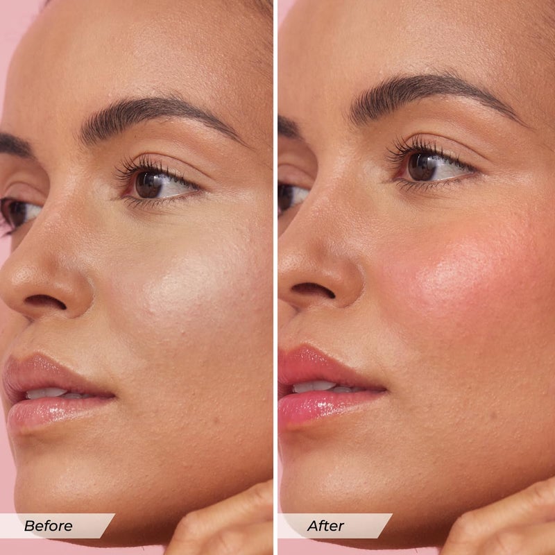 MCoBeauty - Cheek and Lip Tint - Dewy Gel-Cream Formula for Buildable Color - With a Soft Radiant Finish - Blush Red Shade - Tinta para Labios, Liquid Blush for Cheeks & Lips - Image 3