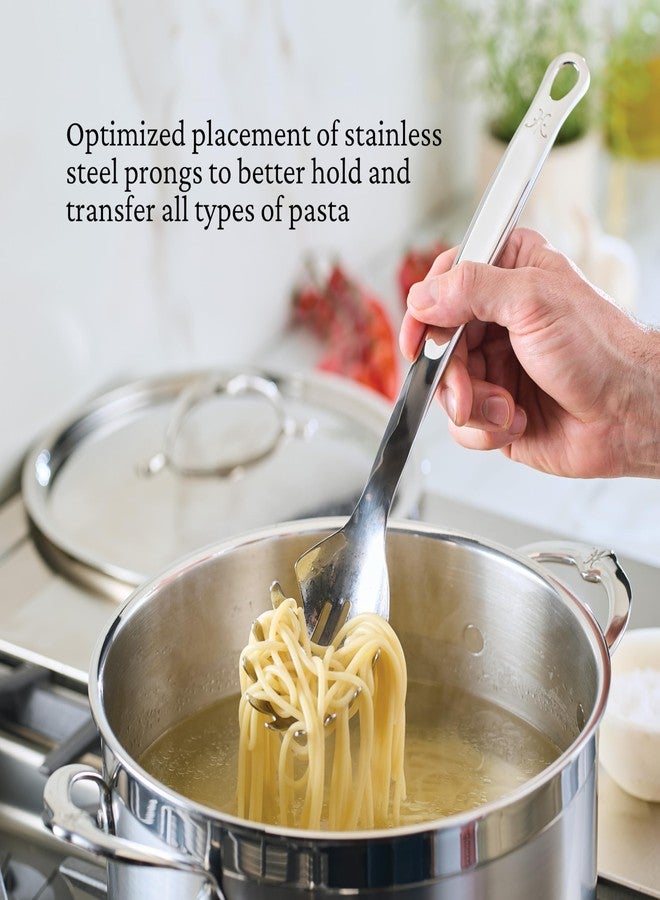 Hestan Provisions Chef's Tools, Pasta Fork, (13-Inch), Artisan-Polished Stainless Steel - Image 4