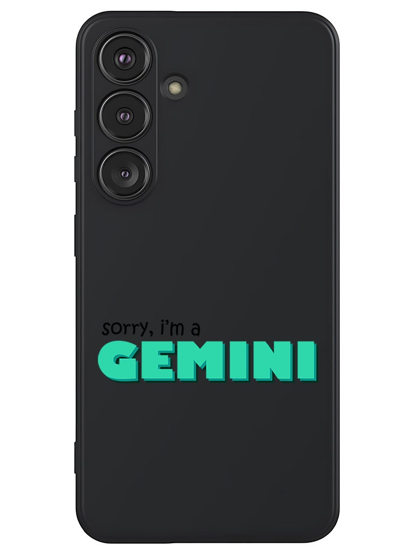 Theodor Protective Slim Fit Case Liquid Silicone Cover with Full Body Protection Anti-Scratch Shockproof Case For Samsung Galaxy S25 (Black) - Gemini - Black - Image 1