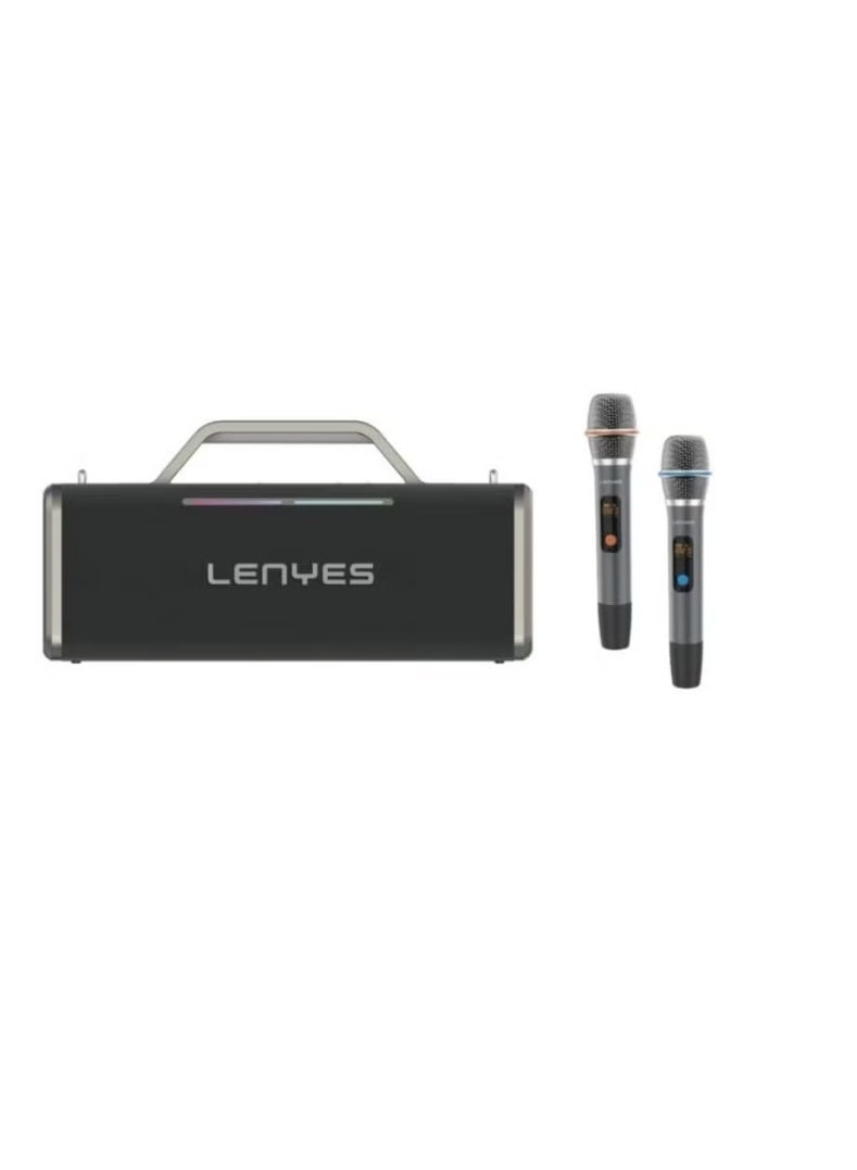 Lenyes S838 Portable Bluetooth Speaker 5.0 with 360° Surround Sound & Bass Diaphragm - Image 1