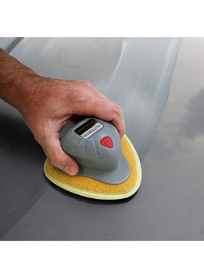 Generic Autospa Multi-Purpose Sonic Shine Powered Detailer Yellow And Grey 10.5 X 6.5 X 4 Inch 9411Oas  - Image 3