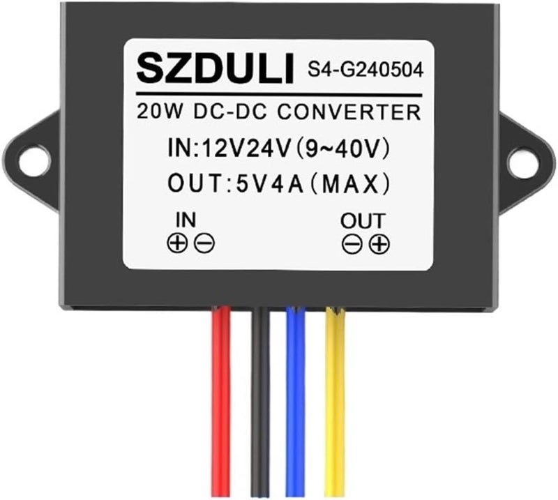 12V 24V to 5V 4A Isolated DC Buck Converter 10 120V Input to 5V Output CE Certified - Image 1