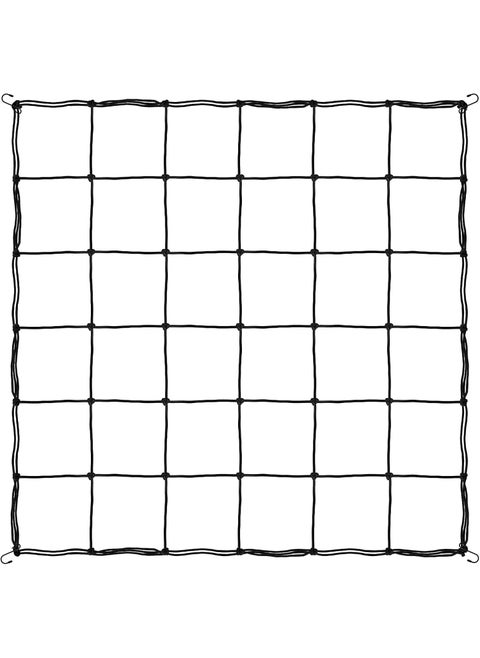 iPower 3x3FT Elastic Trellis Netting HeavyDuty Plant Net with Hooks Flexible Hydroponics Support for Indoor Plants Gardening Vegetables Black