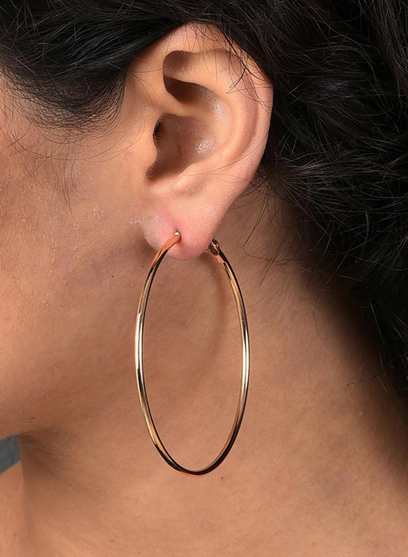 SOHI Contemporary Artificial Hoop Earring Jewellery