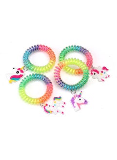 Generic Unicorn Rainbow Bracelet 4 pcs 